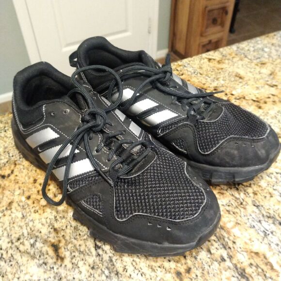 Adidas Men's Cloudfoam Black Trail Running Sneakers Shoes Size 8.5 HWA-1Y3001 - Picture 2 of 12